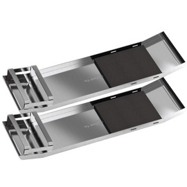 Bon Tool 22-166 Knee Boards - Ss Curved End - W/Knee Pads, silver,black