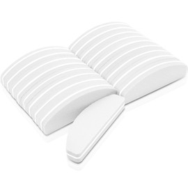 Pack of 20 Buffer for Nails White, Nail Buffer Blocks 100/180, Buffer Sanding Blocks, Polishing Blocks, Nail File Block, Double-Sided for Gel Nails and Acrylic Nails, Washable Polishing File