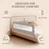 Foldable Baby Bed Rail Guard, 180° Flip Down Adjustable Toddler