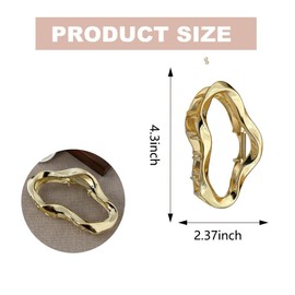 1Pcs Metal Gold Hair Claw Clips, 4.3Inches Large Hair Clips for Thick or Thin Hair Fashion Hair Accessories Strong Hold Hair Jaw Clips Hollow Cloud Design Hair Catch Barrette for Women