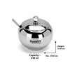 Sumeet Stainless Steel Ghee and Oil Pot, Storage Container with