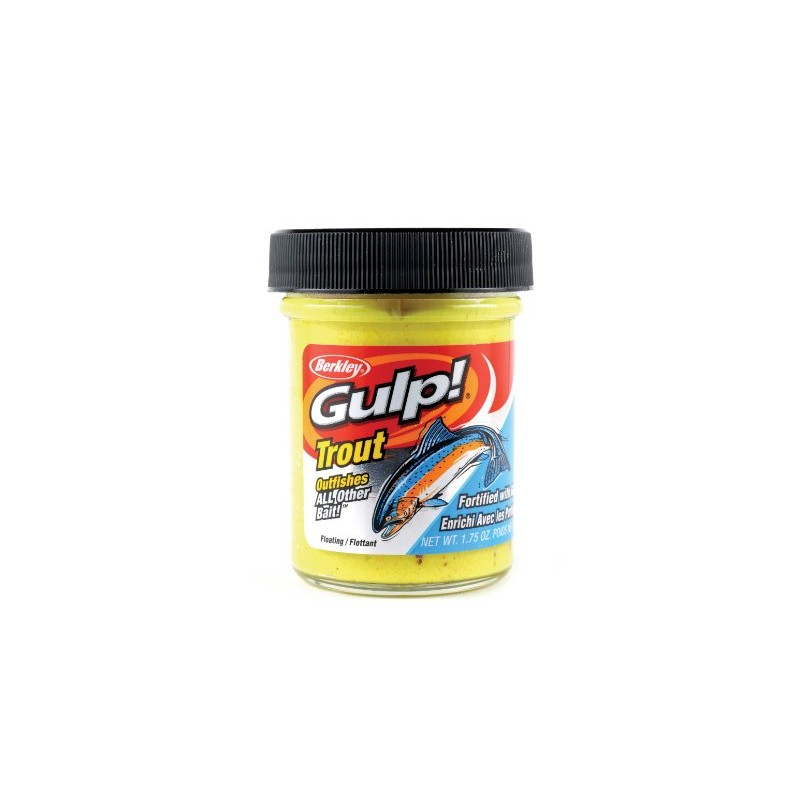 Berkley Gulp!® Trout Dough, Chunky Chartreuse, 1-4/5 oz