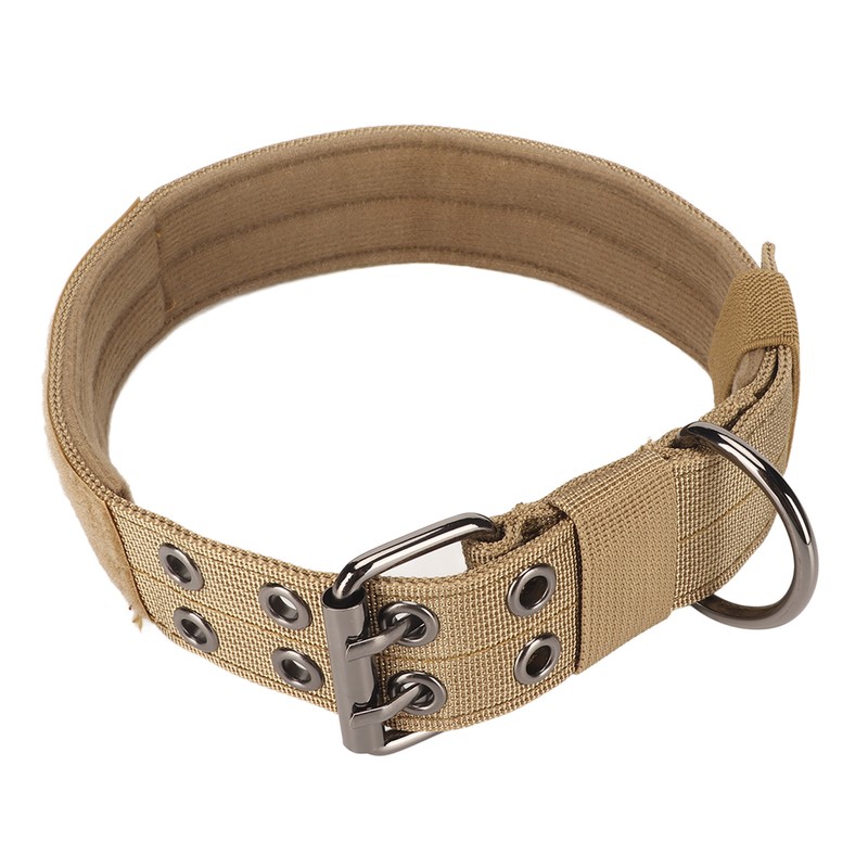 Military Dog Collar Adjustable Nylon Training Dog Collar with Heavy