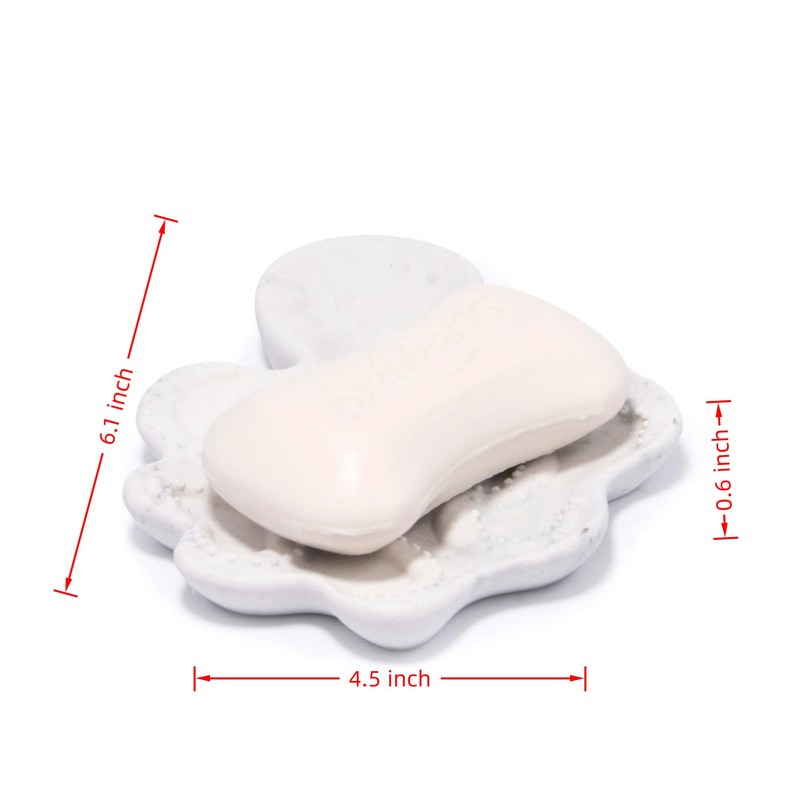 ZAWUU Soap Dish – Octopus Shaped Decorative Holder with 3D