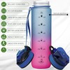 Vince+ Motivational Water Bottle with Time Marker – BPA/BPS-Free Tritan