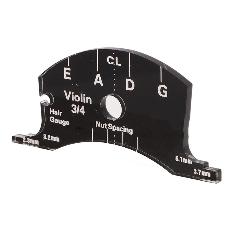 Violin Bridge Reference Tool Acrylic Accurate Violin Bridge Mold Fingerboard