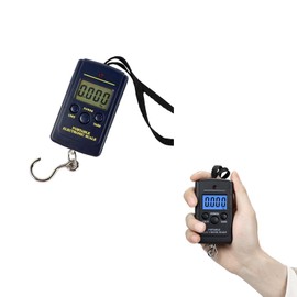 Mirhua Digital Hanging Scale Scale, Hanging Up to 88.2 lbs (40 kg), Luggage Fishing, Weight Scale, Pocket