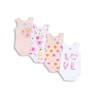 Chicco Baby Unisex Sleeveless Cotton Bodysuits Set, rose