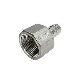 Beduan Stainless Steel 5/8" Hose Barb to 1" Female Home Brew Water Air Fuel Gas
