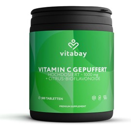 Vitamin C 1000 mg + Bioflavonoids - Time Released - Vegan Tablets