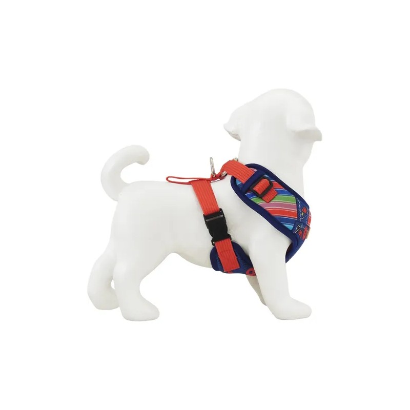 Arnés Pechera Ajustable Antitirones Para Perro Chico Mediano Chuky 5