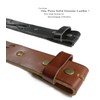 TB105 Western X-Laced Genuine Full Grain Leather Belt Strap with