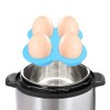 01 Egg Bite Mold, Silicone Egg Steamer, Four Holes Convenient