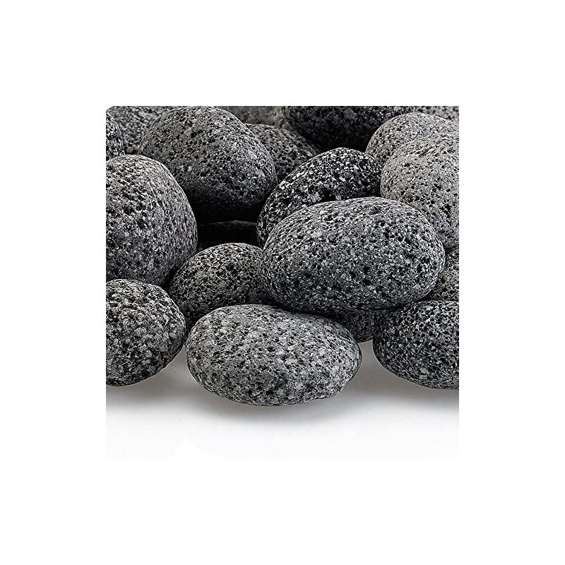 American Fireglass Small Gray Lava Stone (1/2" - 1") 10