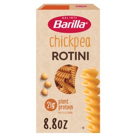Barilla Chickpea Rotini Pasta, 8.8 oz - Vegan, Gluten Free, Non GMO & Kosher - Made with Plant Based Protein