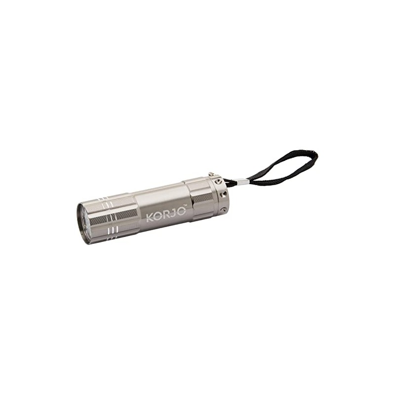 Korjo LED Pocket Torch, for Travel, Silver