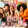 Prom 2025 Decorations 16"Prom 2025 Balloons Banner Star Foil Balloons
