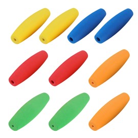 Foam Grip Tubing 10 Pcs Multiple Uses for Utensils Pens Combs Toothbrushes Crochet, Built up Grip Aid for Elderly Disabled Arthritic Handicapped Etc