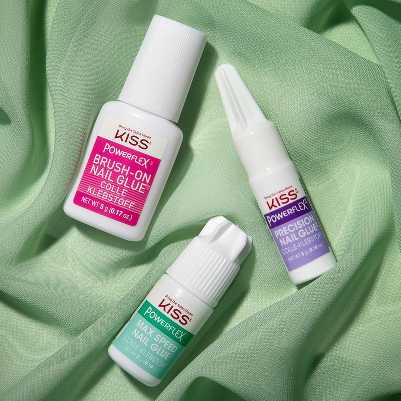KISS PowerFlex Maximum Speed ​​Nails - Quick drying with nozzle