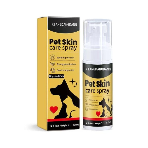 Pet Skin Spray for Dogs and Cats Soothing Gentle Cleaning