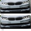 2pcs Headlight Eyebrow Left Right Replacement for 5 Series G30