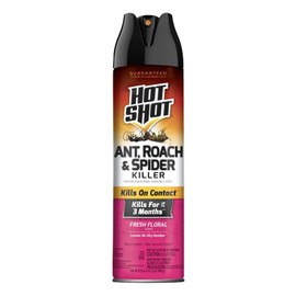1-2 Pack Hot Shot 26781, Roach, Spider, Ant Killer - 17.5 oz - Fresh Floral