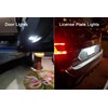 Xpismii 9 Piece 6000K White Forester Interior LED Lights Kit