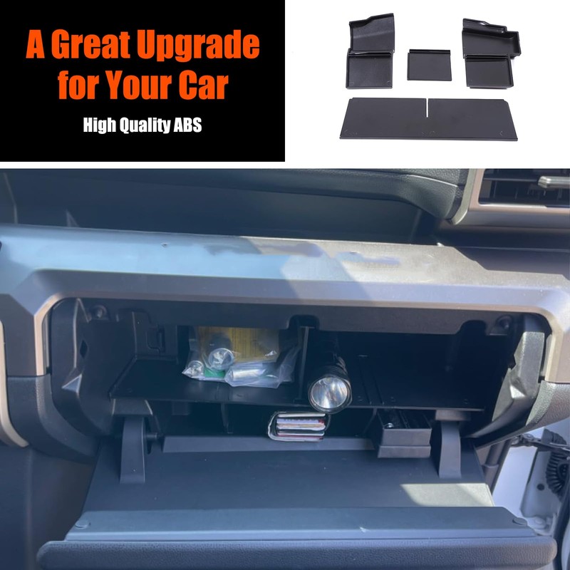 CHEAYAR Glove Box Dividers Organizer Compatible with Toyota Tacoma 2024
