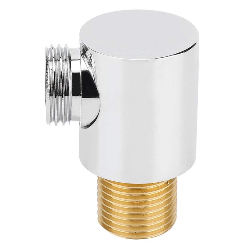 Copper Wall-Mounted Shower Hose Connector Wall Elbow Bathroom Accessories G1/2in