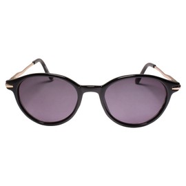 Classic Retro Indie Old School Round Black 2.50 Reading Sun Glasses