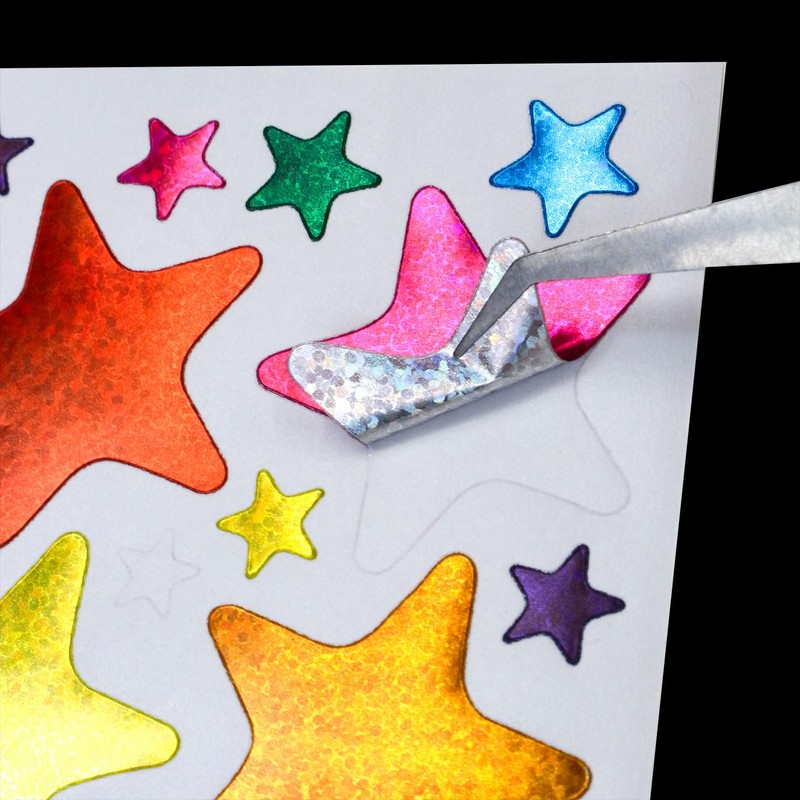 Reward Stickers YS-028 Star Mix Hologram 1 Sheet Approximately 33