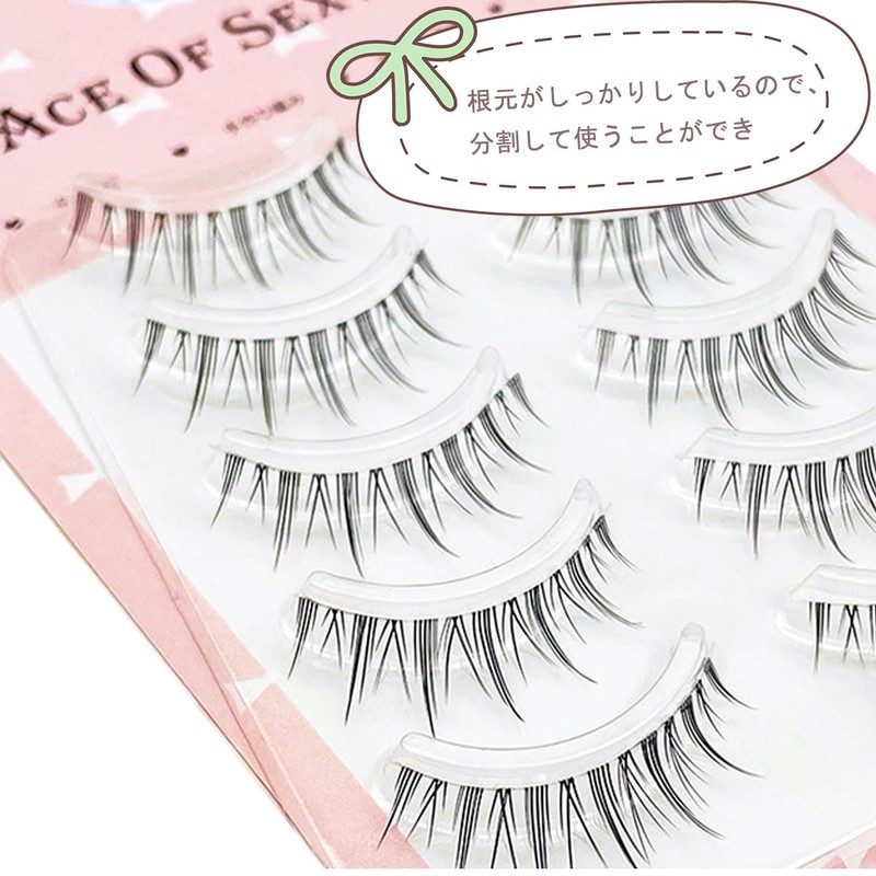 False Eyelashes, Natural, Transparent Axis, Handmade Popular, DIY at Home,