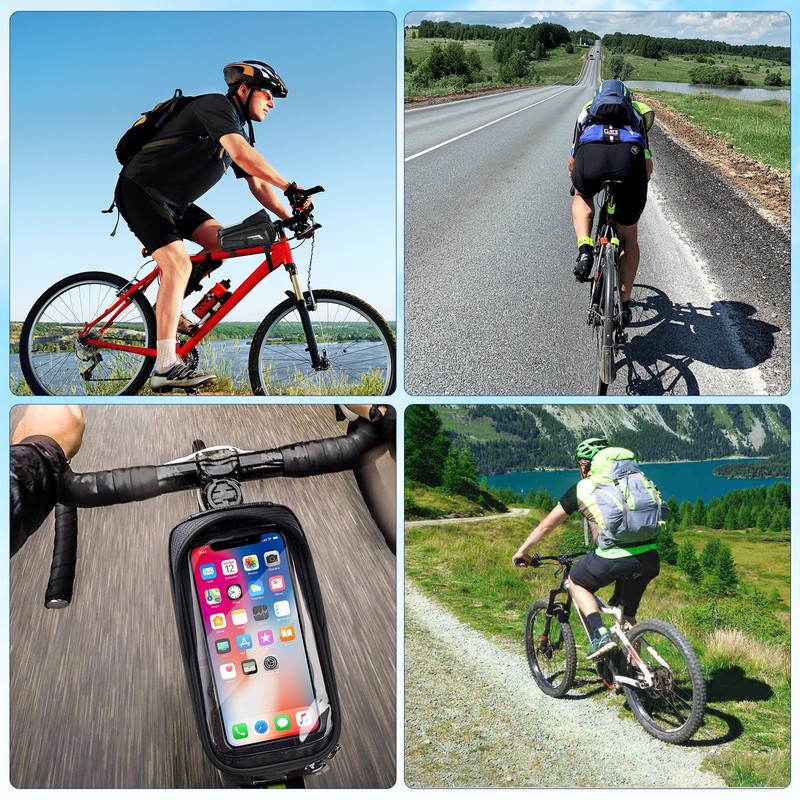 Bicycle Bag Frame, Waterproof Bicycle Frame Bag, Top Tube Bag