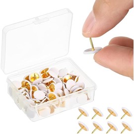 Tuvwxyza Tachuelas, Chinchetas, Pizarrón De Corcho, para Suelos De Corcho, Carteles, Tejidos, Espumas, Mapas, Dibujos, Paneles De Mensajes, Tablones De Anuncios y Otros Materiales(200 Piezas)