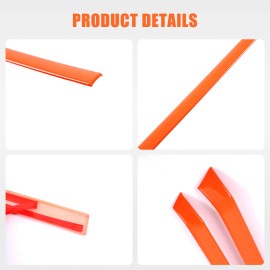 Unbranded 4X Interior Door Panel Cover Trim ABS Orange For Toyota Tacoma 2024+ Accessories