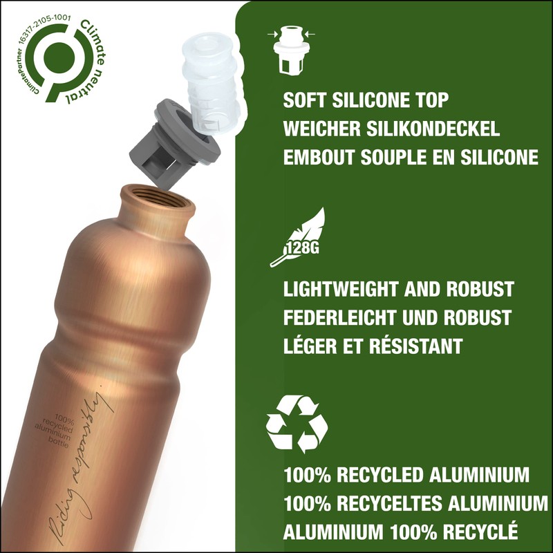 SIGG - Aluminium Bike Water Bottle - Move MyPlanet Copper