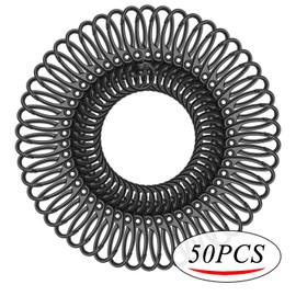 Swivel Clasp Clips,50pcs 35mm Swivel Trigger Clips Metal Keyring Clasps Snap Hooks for Hanging Key Chains Dog Leashes Crafts Decorations,Black