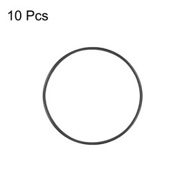 sourcing map Metric Nitrile Rubber O-Rings Seal 49 mm AD 46 mm ID 1.5 mm Width Pack of 10