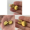 Haoyull 10pcs Brass Round Cuff Button Cover Cuff Links for