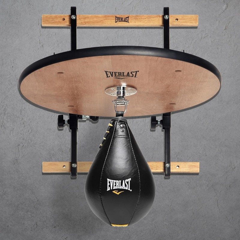 Everlast Powerlock Speed Punching Bag | Premium Leather Speed Bag