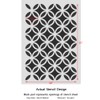 J BOUTIQUE STENCILS Circle Lattice Stencil Template for Crafting Canvas