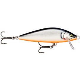 Rapala - Fishing Lure Countdown Elite Construction Balsa - Soft Water Lure - Deep Fishing Lure 0.9m - Size 4.5cm / 3.5g - Made in Estonia - Gilded Silver Shad