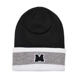 Urban Classics College Team Beanie hat, Black/Heathergrey/White, One Size