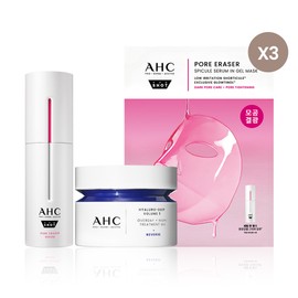 AHC Pro-Shot Pore Eraser Serum 30ml + Hyaluro Treatment Gel 50ml + Spicule Gel Mask 3 pieces / AHC 프로샷 포어이레이저 세럼 30ml+히알루로 트리트먼트 젤50ml+스피큘 겔마스크 3장
