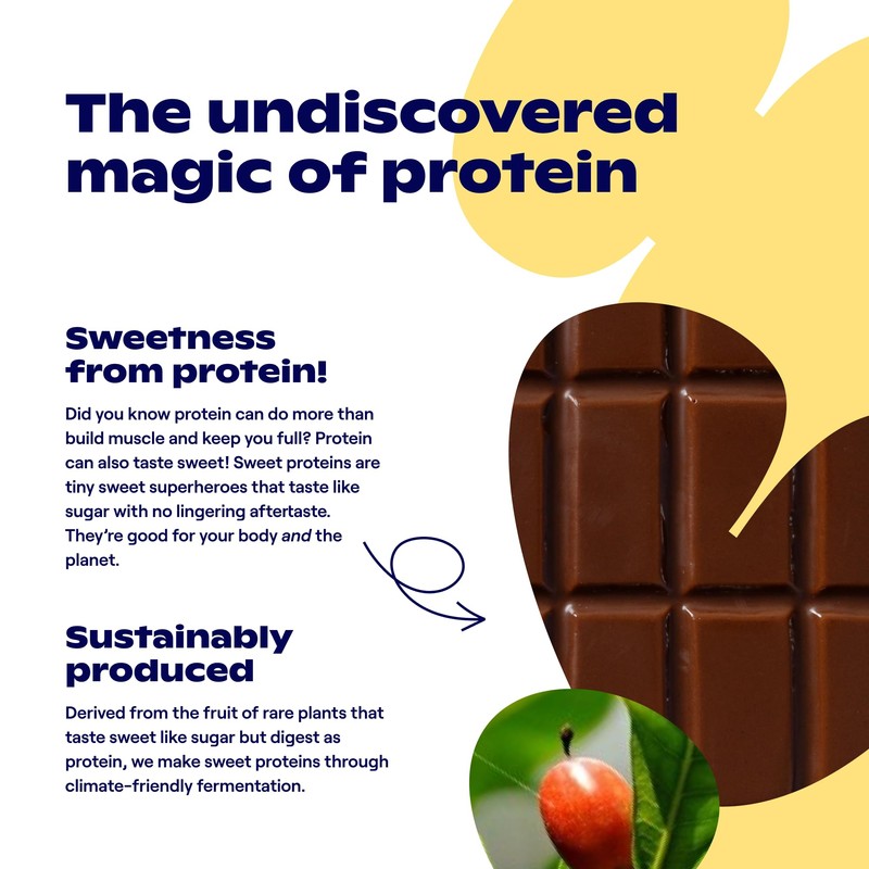 Oobli Milk Chocolate Bars, Only 1g Added Sugar, Low Carb,