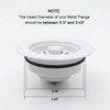 GZILA Garbage Disposal Drain Strainer and Stopper with Decorative Disposal