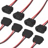XIITIA 8pcs Type-C Female Chassis Waterproof 2P Solder Wire Type