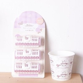 Clip Rollers 3-Piece Hairstyling Hair Accessories Rollers-W3B177D / 집게 구르프 3p 헤어스타일링 헤어관련소품 그루프-W3B177D