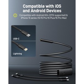 Cámara Endoscopio USB Anykit NTC30L con Luces LED y Sonda Impermeable