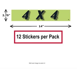 EZ LETTERING Vinyl Windshield Stickers 3 Dozen 15 Inch Chartreuse Slogans Navigation, Bluetooth, KEYLESS Entry Dealership Pro Pack for Car Lots